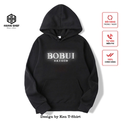 Áo Hoodie BoBui Phản Quang Vải Nỉ Form Rộng Kiểu Sweater Unisex