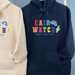 Áo Khoác Hoodie Nam Nữ HY KOREA Caia Watch 761 Vải nỉ Bông