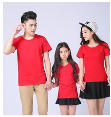 Áo Thun Trơn Màu Đỏ 35/65