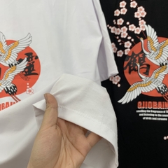 TL24 Áo Thun Tay Lỡ Unisex ĐÀO VÀ CÒ