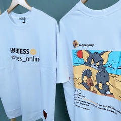 TL21 Áo Thun Tay Lỡ Unisex TOM JERRY COOPER