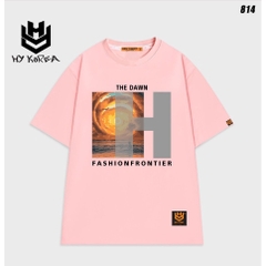 Áo thun form rộng couple unisex nam nữ tay lỡ The Dawn 814 HY KOREA