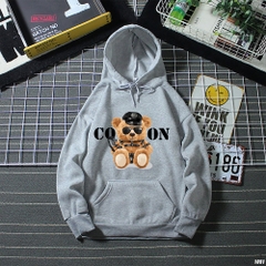 Áo khoác hoodie Nam Nữ Gấu CoOn 1051 HY KOREA Vải Nỉ Bông