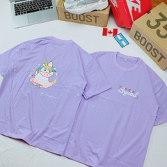 Áo Thun Tay Lỡ Phom Rộng, Unisex nam nữ 45-80kg, UnicornSquad
