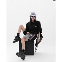 Áo phông tay lỡ nam nữ form rộng HY Studio the basic 1032