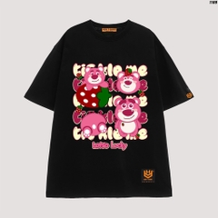 Áo thun tay lỡ nữ form rộng Gấu Losto lucky 1109 HYKOREA