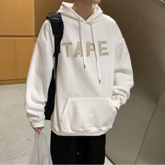 Áo Hoodie Oversize Form rộng, Áo nỉ chui đầu Unisex Tape DC290