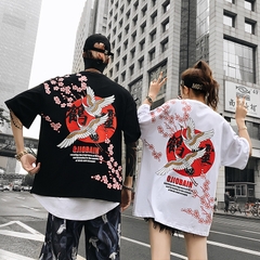 TL24 Áo Thun Tay Lỡ Unisex ĐÀO VÀ CÒ