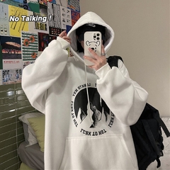 Áo khoác nỉ nam nữ Áo sweater hoodie nam nữ from rộng hình Núi DC303