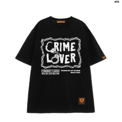 Áo phông tay lỡ form rộng nam nữ unisex Crime Lover 1075 HY STUDIO