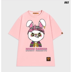 Áo thun nam nữ unisex Thỏ Bad Bunny 802 form rộng tay lỡ HY KOREA