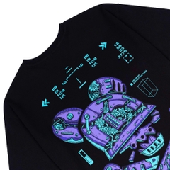 TL38 Áo Thun Tay Lỡ Unisex Bad RABBIT Mecha