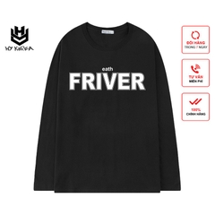 Áo Thun Tay Dài Form Rộng Unisex, Friver 213.