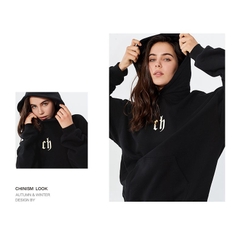 Áo Hoodie Nỉ Trơn Unisex áo khoác nỉ trơn nam nữ form rộng CH DC299 Haihaishop