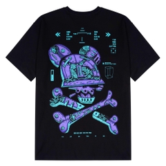 TL38 Áo Thun Tay Lỡ Unisex Bad RABBIT Mecha