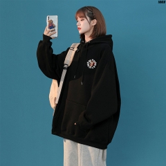 Áo hoodie Nam Nữ Thiên thần HY 1069 Streetwear Vải Nỉ Bông