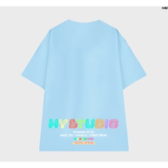 Áo phông nam nữ unisex form rộng tay lỡ basic HYSTUDIO pastel 1103