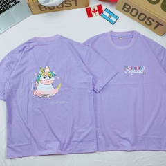 Áo Thun Tay Lỡ Phom Rộng, Unisex nam nữ 45-80kg, UnicornSquad