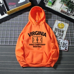Áo khoác hoodie Nam Nữ Virginia 844 HY KOREA Vải Nỉ Bông unisex