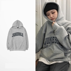 Áo khoác nỉ nam nữ,Áo sweater hoodie nam nữ from rộng Junessle DC285
