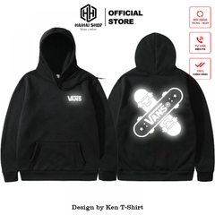 Áo Hoodie Nữ Nam Khoác Nỉ Form Rộng Kiểu Sweater Unisex In Hình