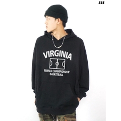 Áo khoác hoodie Nam Nữ Virginia 844 HY KOREA Vải Nỉ Bông unisex