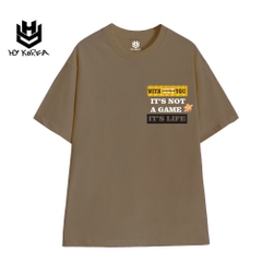 Áo Thun Tay Lỡ Form Rộng Logo It's Not A Game 732 HY Korea Cotton 100.