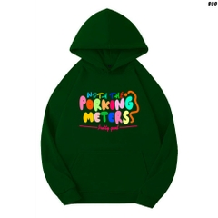 Áo khoác Hoodie nỉ bông form rộng Porking Meters 890 Unisex