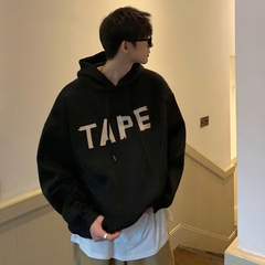 Áo Hoodie Oversize Form rộng, Áo nỉ chui đầu Unisex Tape DC290