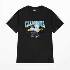 Áo Thun Tay Lỡ PE Form Rộng Nam Nữ Unisex In Hình Gấu California 05