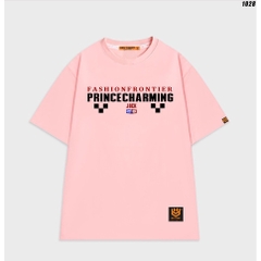 Áo thun unisex form rộng tay lỡ Princecharming 1028 HY KOREA