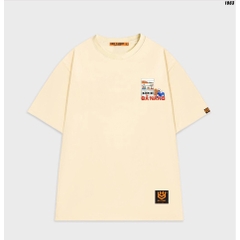 Áo thun tay lỡ unisex DANANG 1063 form rộng HY KOREA