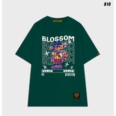 Áo thun form rộng tay lỡ nam nữ unisex Blossom 810 HY KOREA