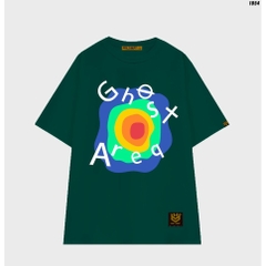 Áo thun form rộng nam nữ unisex tay lỡ Ghost area 1054 HY KOREA