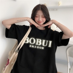 Áo Thun Phản Quang BOBUI Cotton 75% Form Rộng Unisex Nam Nữ Rẻ Đẹp HaiHaiShop, Ken T-Shirt.