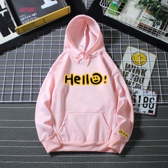 Áo hoodie nam nữ,Áo sweater nỉ nam nữ from rộng Unisex chất nỉ ngoại 2 lớp dày dặn Hello DC280.