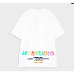Áo phông nam nữ unisex form rộng tay lỡ basic HYSTUDIO pastel 1103