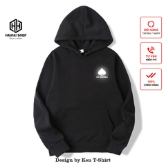 Áo Khoác Hoodies Nỉ Form Rộng Kiểu Sweater Unisex In Hình Phản Quang Xòe Bài 138