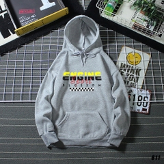 Áo khoác Hoodie Nỉ Bông HY KOREA Unisex ENGINE 811