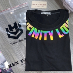 TNPQ10 Áo Thun Phản Quang Tay Ngắn Infinity cổ
