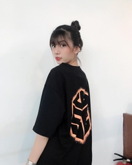 TLLC07 Áo Thun Tay Lỡ Full Tem Tag Chính Hãng SWE Viền Cam