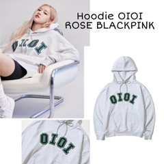 Áo khoác nỉ unisex form rộng nữ Áo sweater hoodie nam nữ hình OIOI DC311