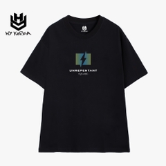 Áo Thun Tay Lỡ Unisex HY Korea Form Rộng Vải Cotton 100 UNREPENTANT 663