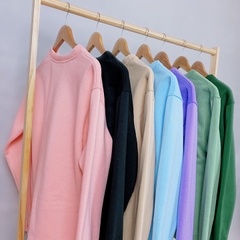 Áo Sweater Nam Form rộng HY KOREA Chất Nỉ Bông In Hình Mặt quỷ 418