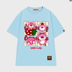 Áo thun tay lỡ nữ form rộng Gấu Losto lucky 1109 HYKOREA