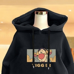 Áo Hoodie Nỉ Trơn Unisex basic áo khoác nỉ trơn nam nữ form rộng Tiger DC306