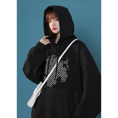 Áo hoodie form rộng nam nữ phong cách ulzzang hàn quốc Caro 301