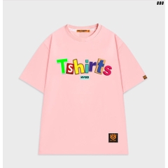 Áo thun nam nữ tay lỡ unisex form rộng Chữ Tshirts 880.