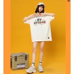 Áo phông nam nữ form rộng tay lỡ HY Studio họa tiết 1027