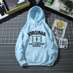 Áo khoác hoodie Nam Nữ Virginia 844 HY KOREA Vải Nỉ Bông unisex